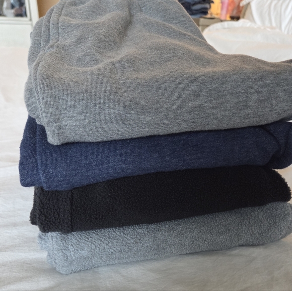 Bundle of Boys Abercrombie Kids Cat & Jack Sweatpants Size 8/10 - Picture 13 of 14